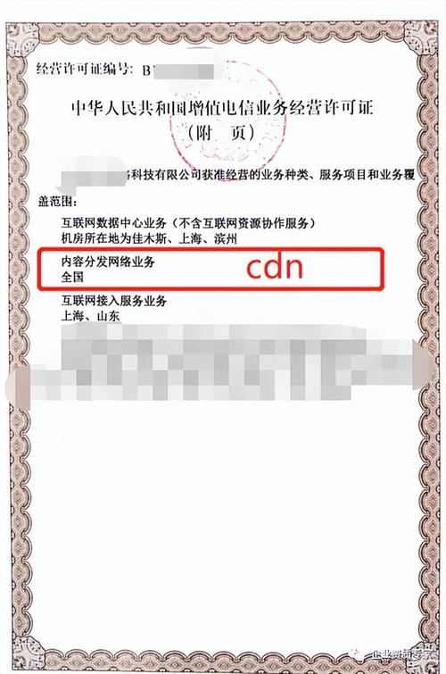 创孵猫CDN许可证全称解析 第一类增值电信业务经营许可证