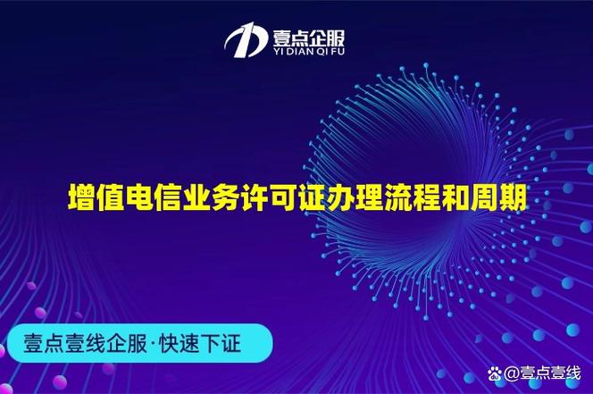 第一类增值电信业务许可证办理流程与周期详解